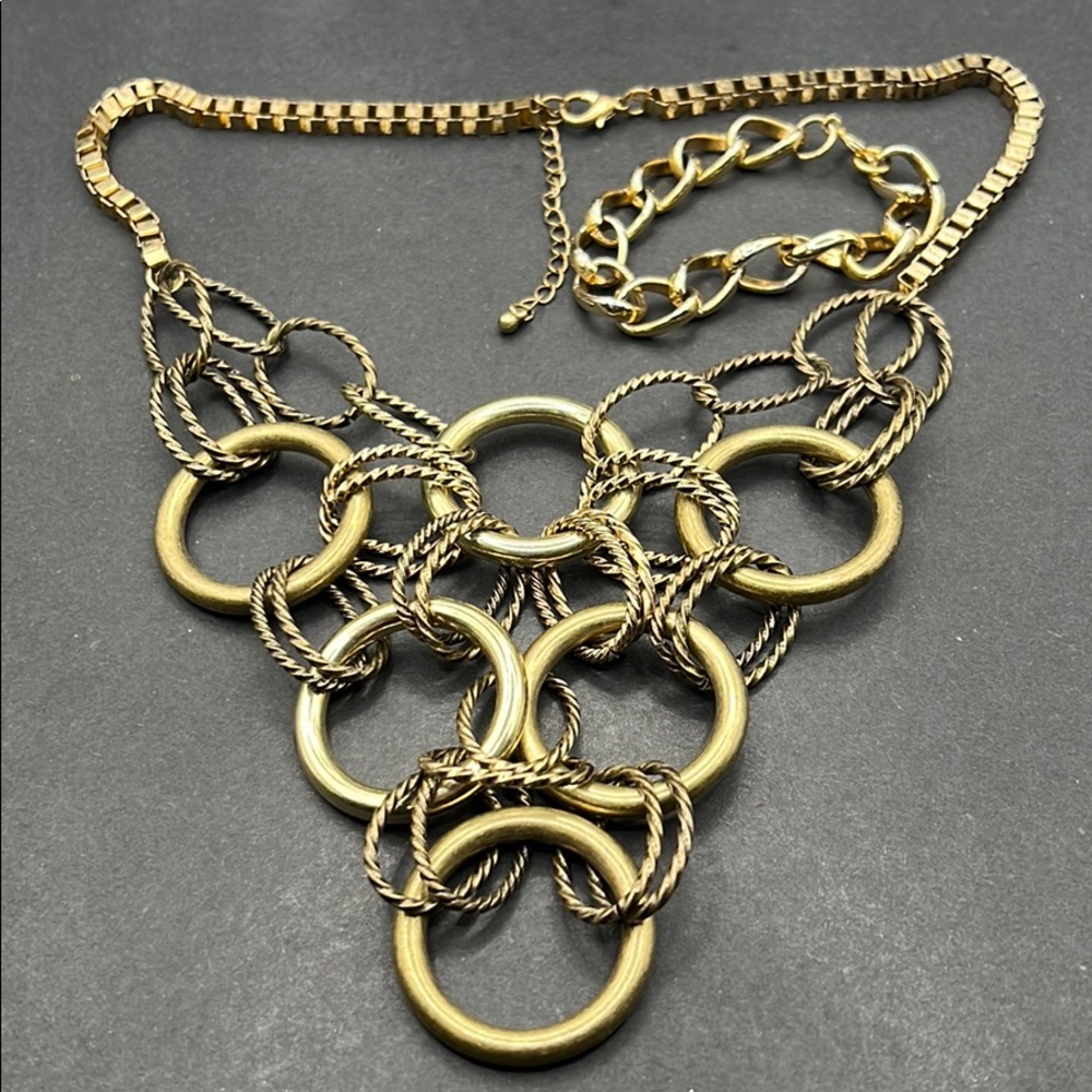 Big link chainmaille necklace, bracelet